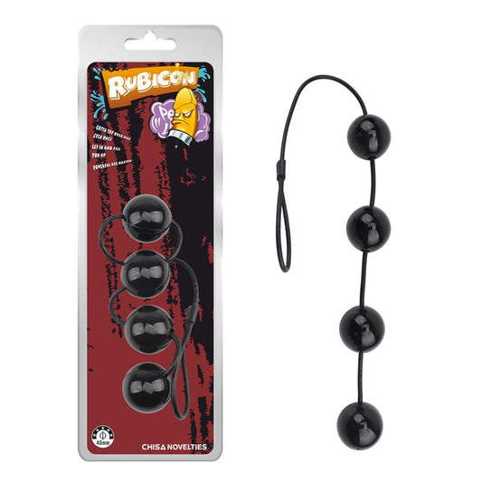 CHISA ANAL AND VAGINAL BALLS 55 X 4 CM BLACK CN-333243129