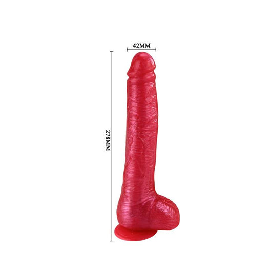 BAILE BAILE DILDO WITH SUCTION CUP PINK BW-008038NC