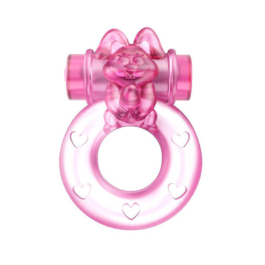BAILE COCK RING WITH VIBRATING BULLET RABBIT BI-010082A