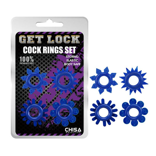 CHISA COCK RINGS SET-BLUE Reference: CN-330358236