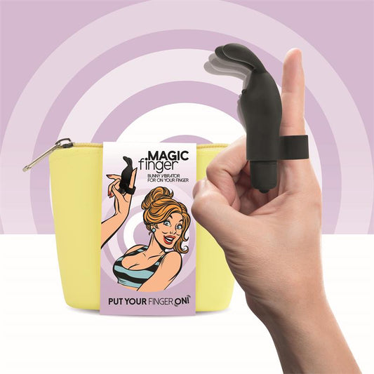 FEELZTOYS MAGIC FINGER VIBE BLACK E30952