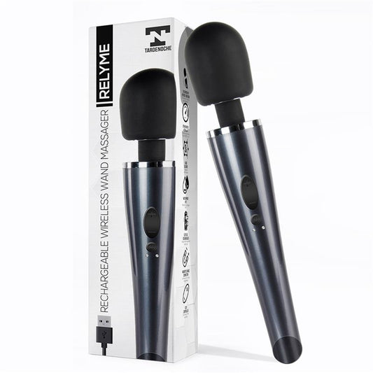 TARDENOCHE  WAND MASSAGER USB RECHARGABLE SILICONE WATERPROOF T-105