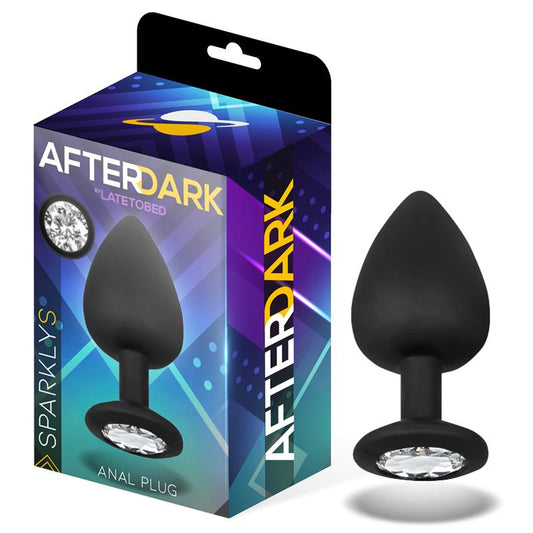 AFTERDARK SPARKLY BUTT PLUG SILICONE SIZE S 7.5 CM X 2.6 CM AD-281