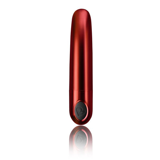 ROCKSOFF TRULY YOURS VIBRATING BULLET RUBY CARESS METALLIC RED 10ELPSMTRD