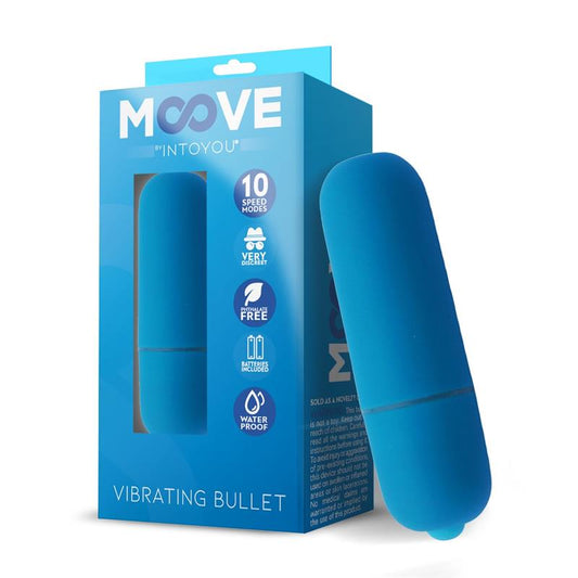 MOOVE VIBRATING BULLET 10 FUNCTIONS BLUE Reference: MO-927/mo-926 /mo-059 /mo-928