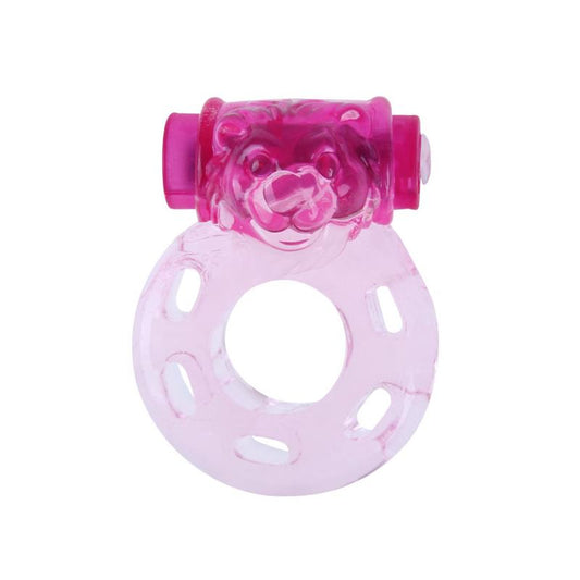 BAILE VIBRATING COCK RING BEAR PINK Reference: BI-010084A