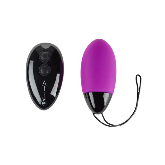 ALIVE VIBRATING EGG MAGIC EGG MAX PURPLE SILICON 8.3 CM A-40623