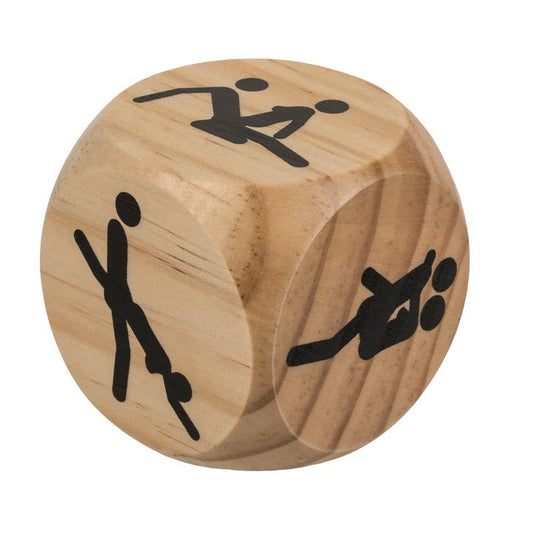 WOODEN DICE KAMASUTRA 6 X 6 CM 4029811446148