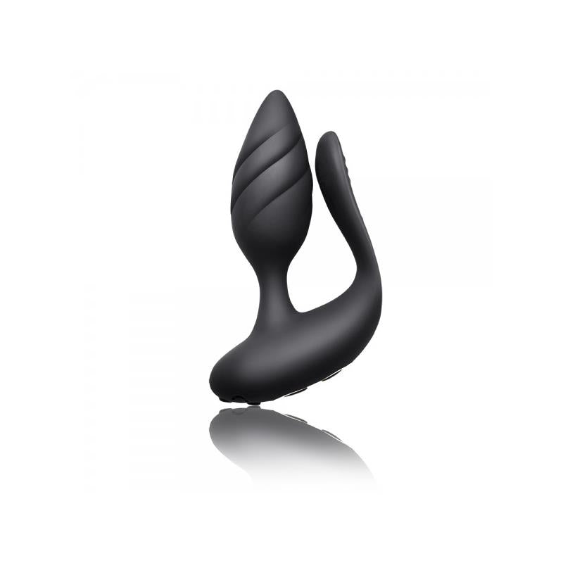 ROCKSOFF COUPLE STIMULATOR COCKTAIL REMOTE CONTROL BLACK  10COTLBK
