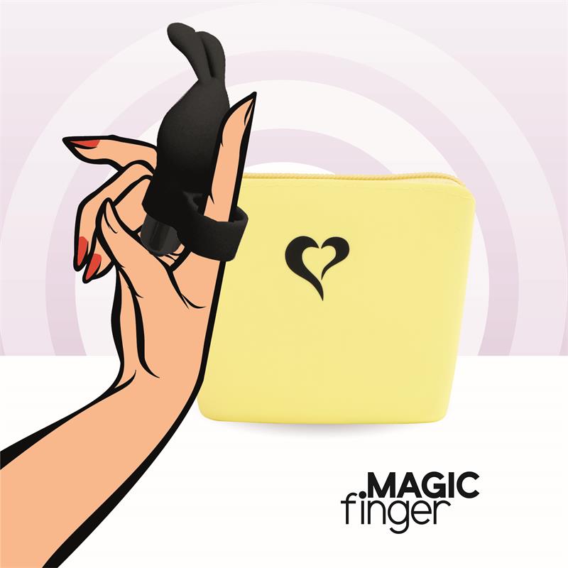 FEELZTOYS MAGIC FINGER VIBE BLACK E30952
