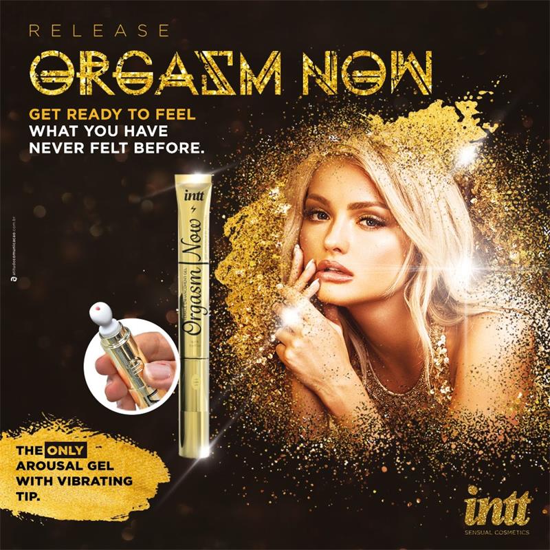 INTT SENSITIZING GEL WITH VIBRATING TIP ORGASM NOW 15 ML 5600304015479