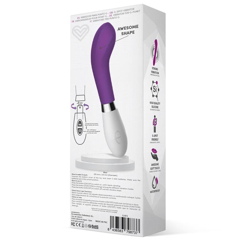 LATETOBED BENTY VIBE SILICONE PURPLE G-873 G872