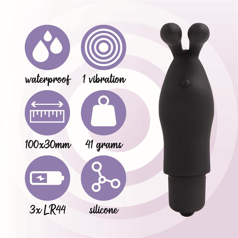 FEELZTOYS MAGIC FINGER VIBE BLACK E30952