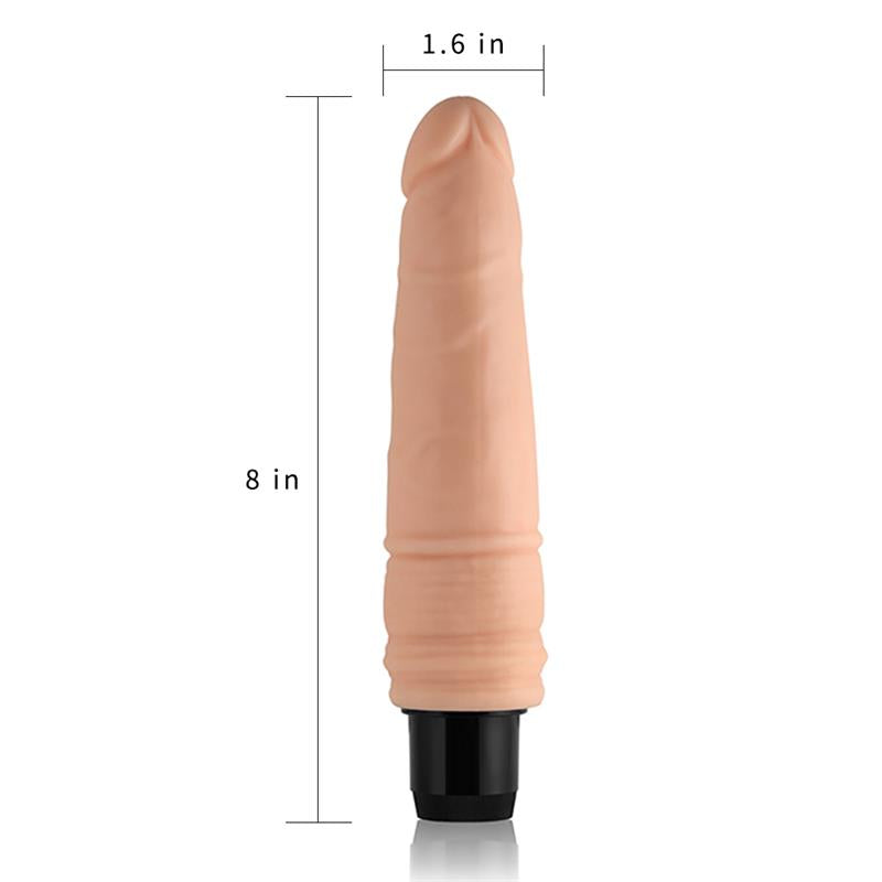LOVETOY VIBE REAL FEEL 7.5" FLESH LV1001