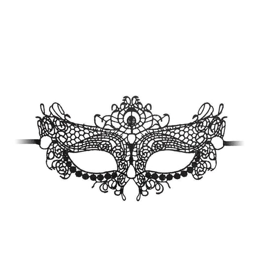 Ouch Queen Black Lace Mask - Sexodrome Malta